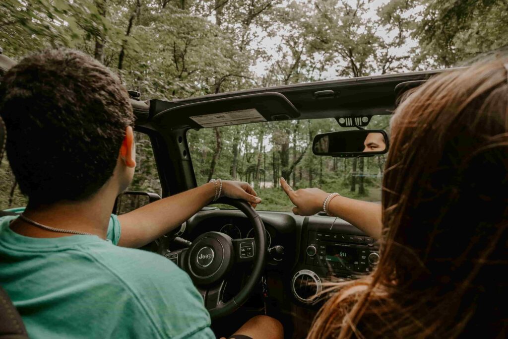 smoky mountains car ride