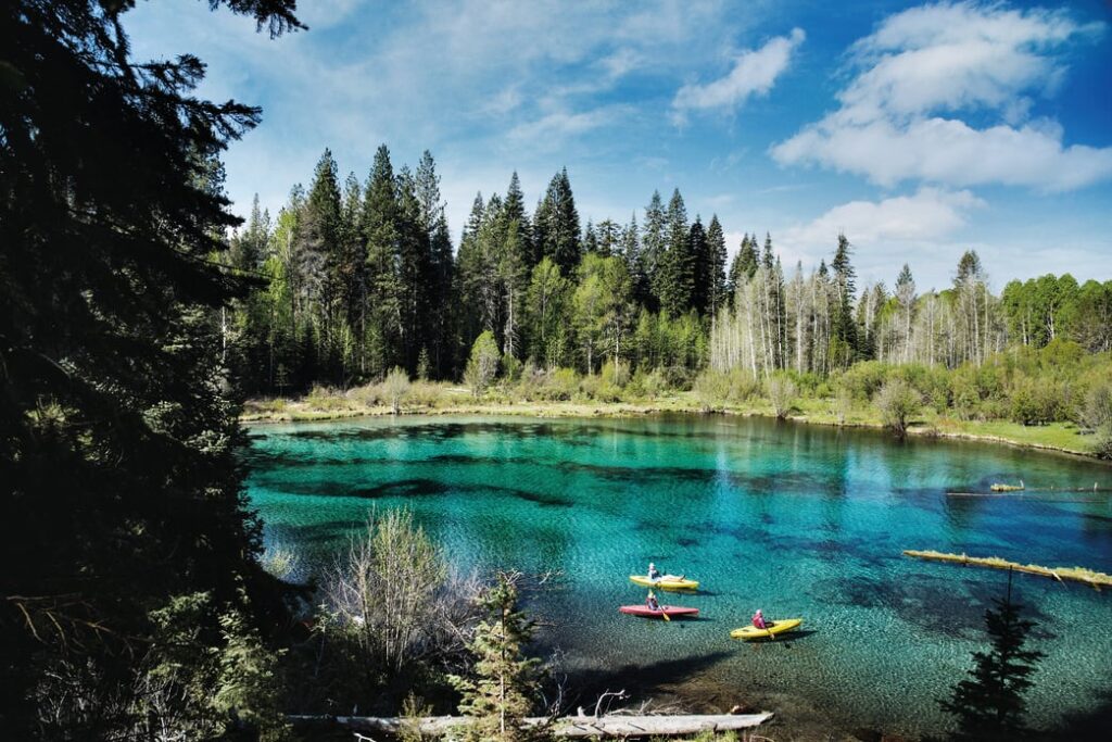 Oregon's Mount Hood region lake