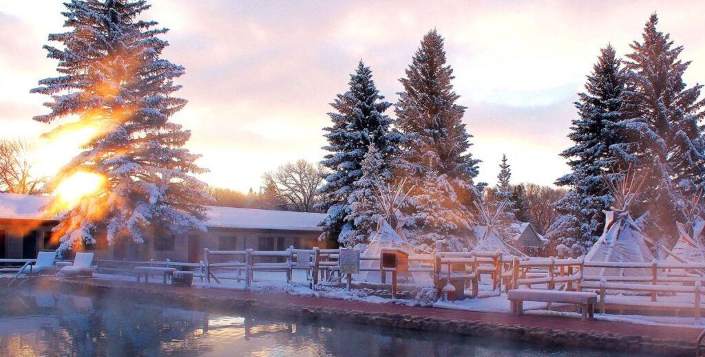 Hot springs in the Rocky Mountains, Carbon County