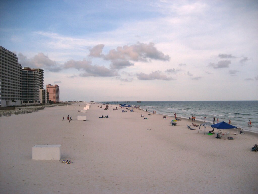 Condominiums and hotels on the beach