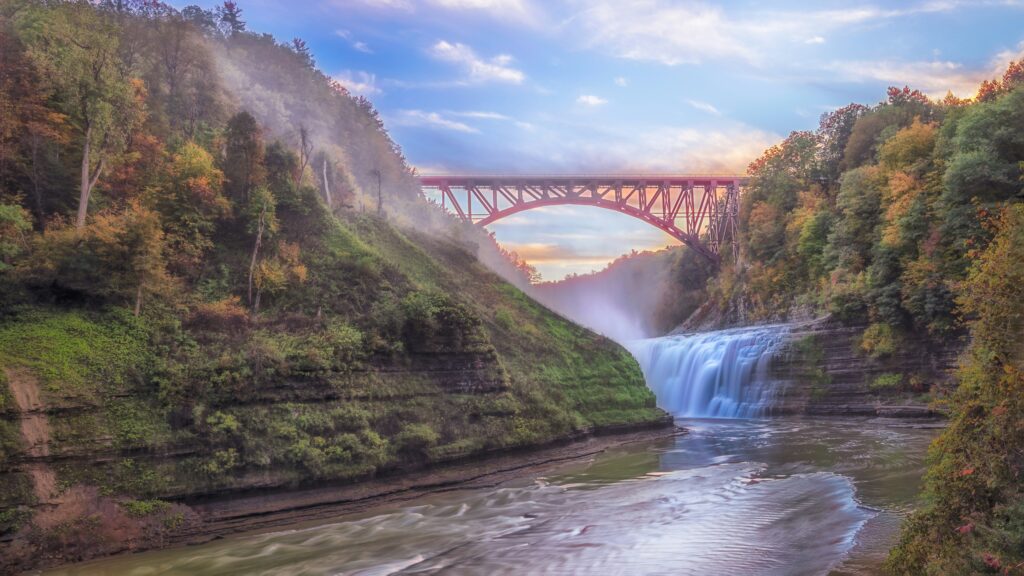 Chase Waterfalls in Letchworth State Park